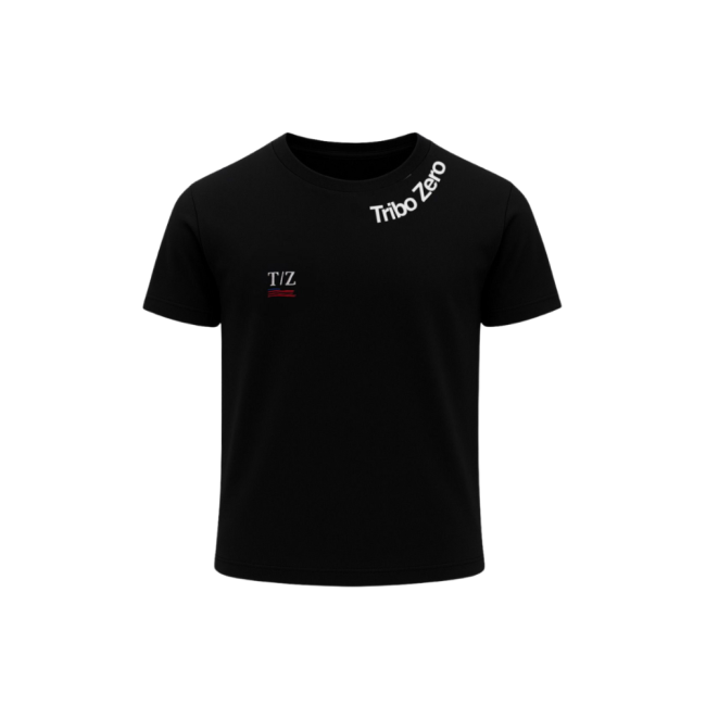 Camiseta TZ Bordada no peito | Gola All Black - Tribo Zero