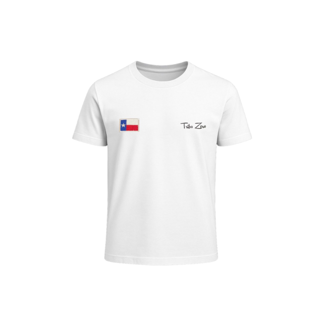 Camiseta TZ | Branca | Texas | Tribo Z. Bordado - Tribo Zero