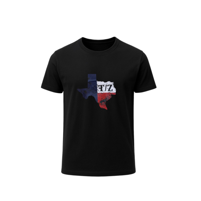 Camiseta TZ | Texas | Preta - Tribo Zero