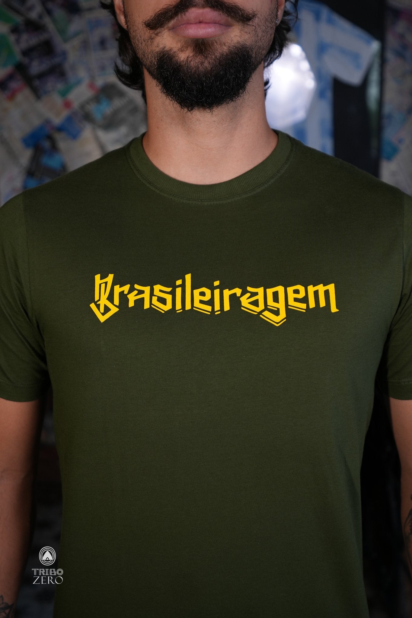 Camiseta Brasileiragem Verde - TZ 014
