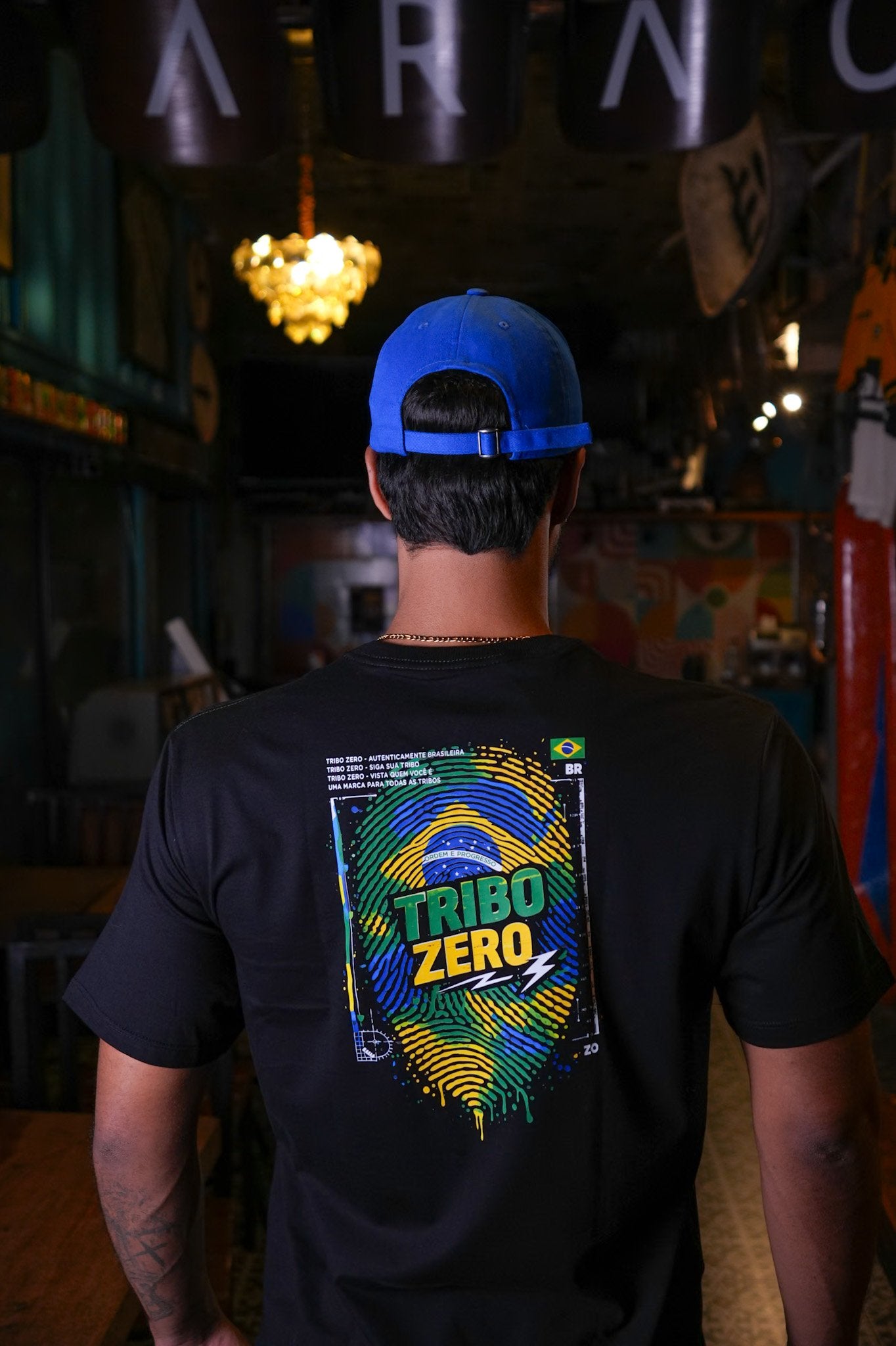 Camiseta Digital Brasileira Preta - Tribo Zero - ambiente