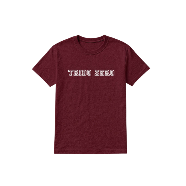 Camiseta TZ Bordada | Vinho - Tribo Zero