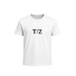 Camiseta TZ | Branca | Aplique verniz preto - Tribo Zero