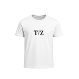 Camiseta TZ | Branca | Aplique verniz preto - Tribo Zero