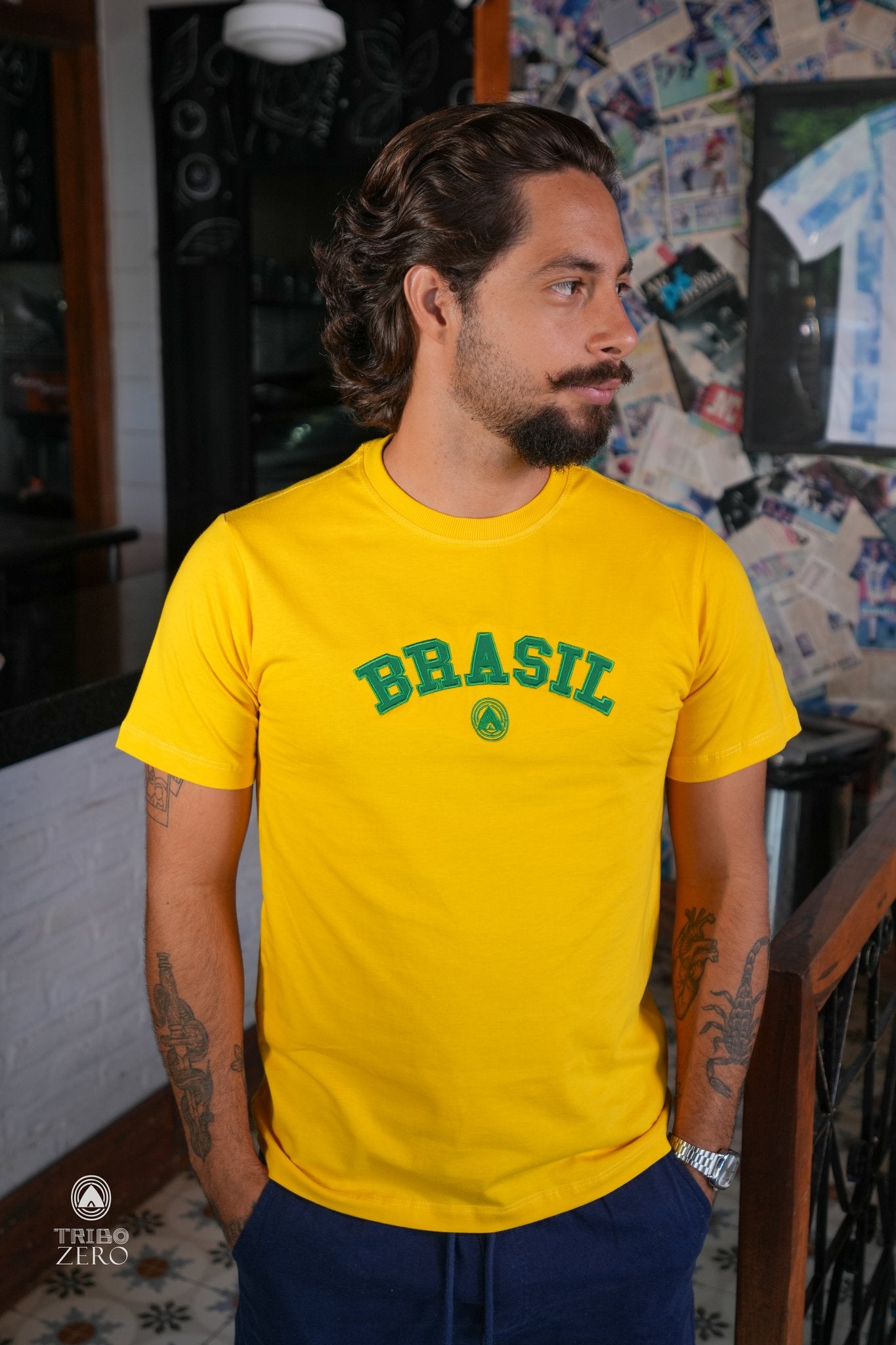 Camiseta Brasil na Copa - TZ 011