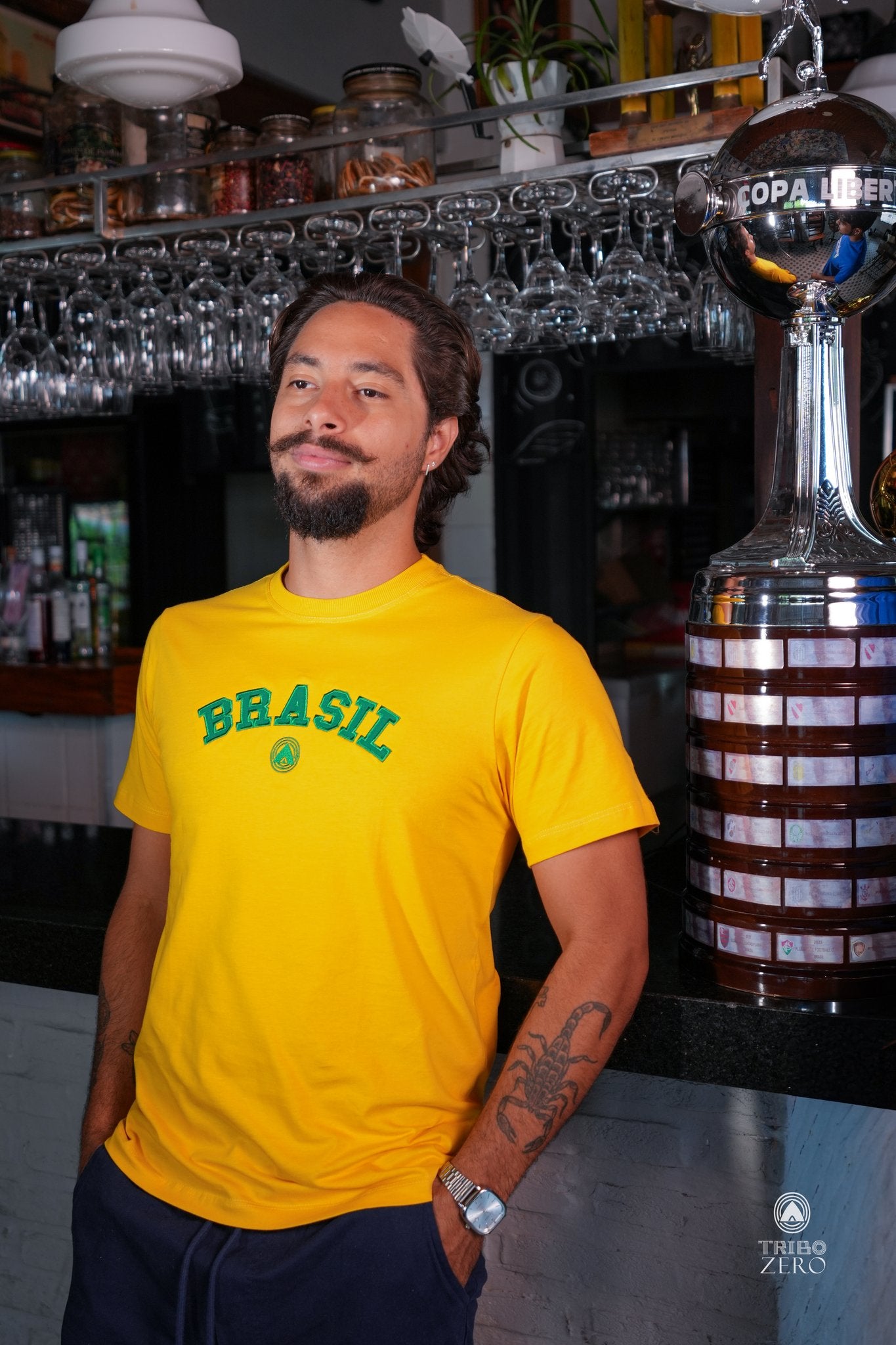 Camiseta Brasil na Copa - TZ 011