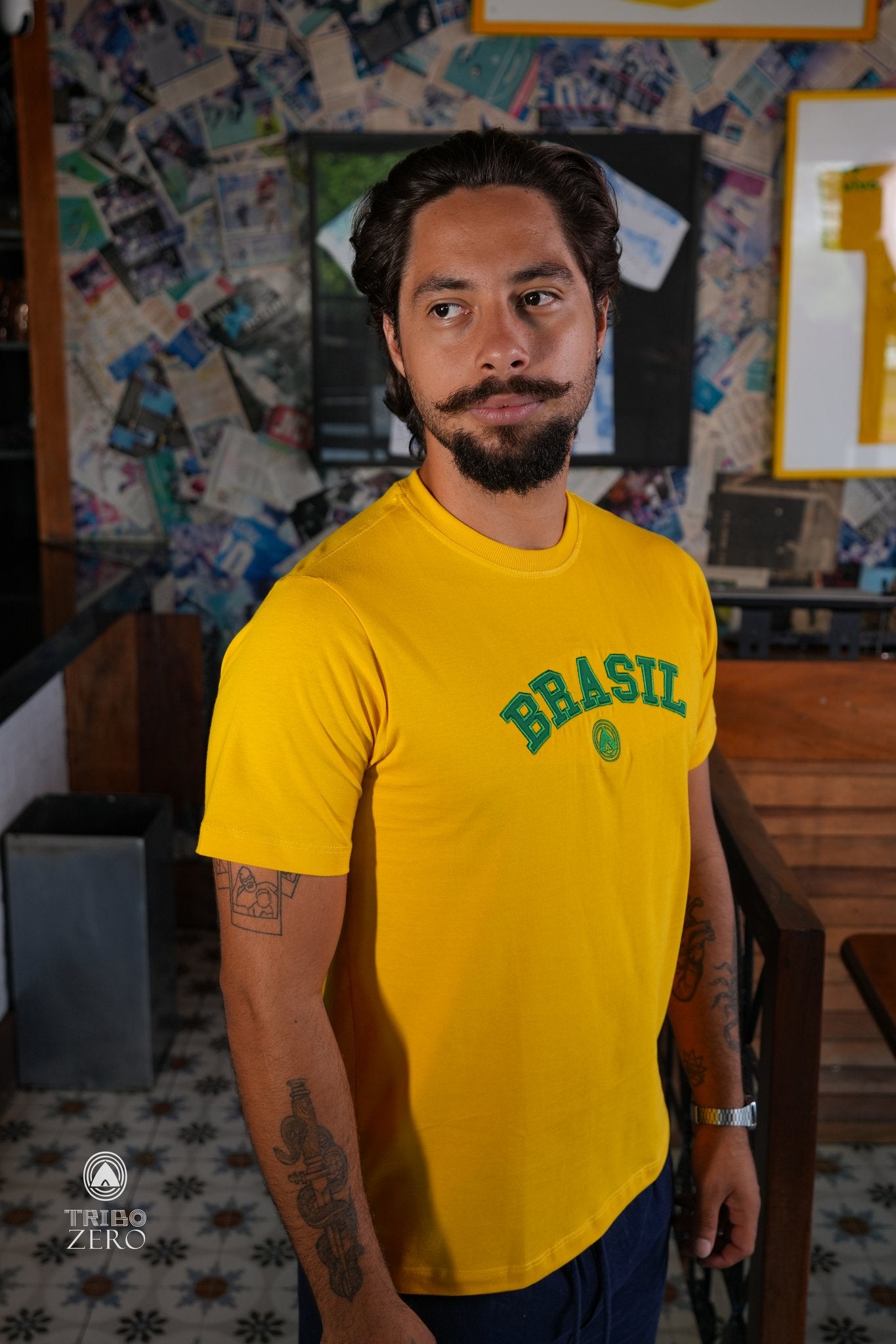 Camiseta Brasil na Copa - TZ 011
