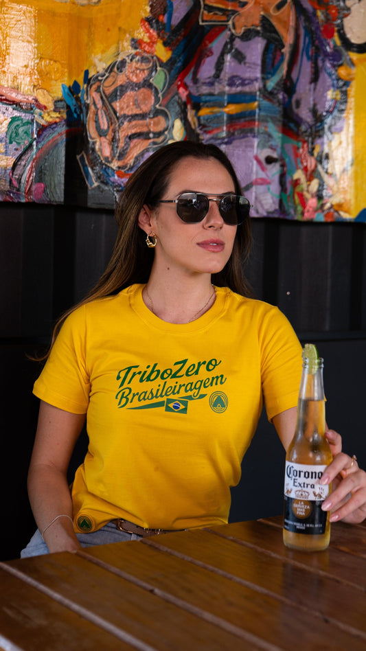 Camiseta Babylook Feminina Brasil na Copa - TZ015