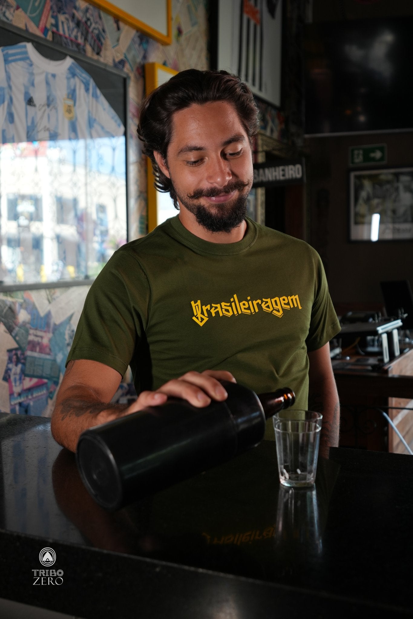 Camiseta Brasileiragem Verde - TZ 014
