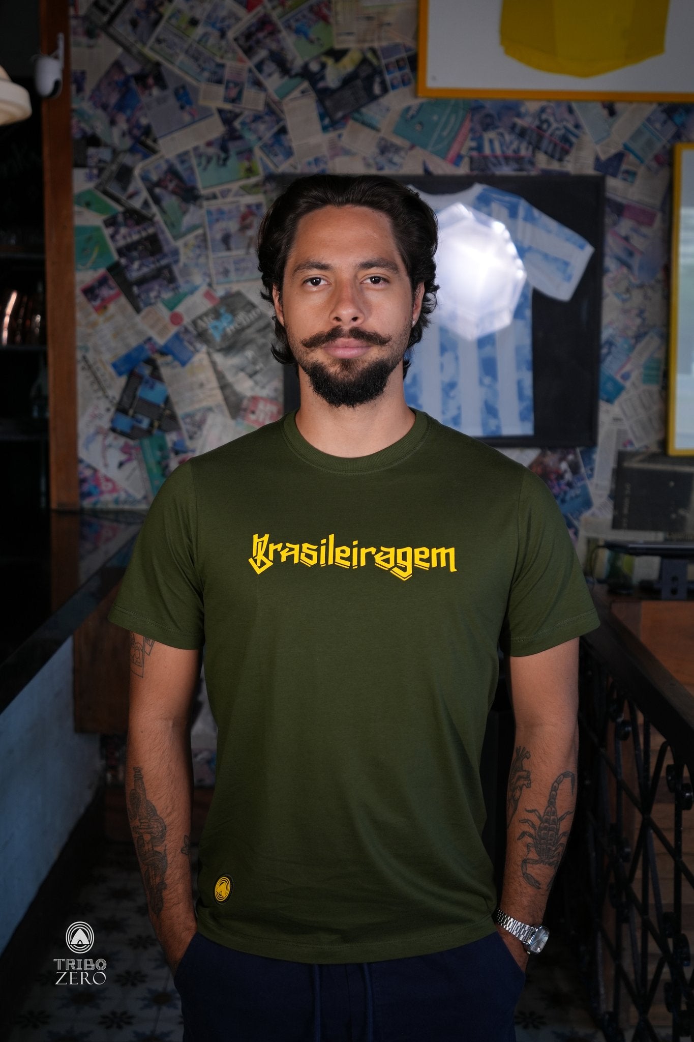 Camiseta Brasileiragem Verde - TZ 014